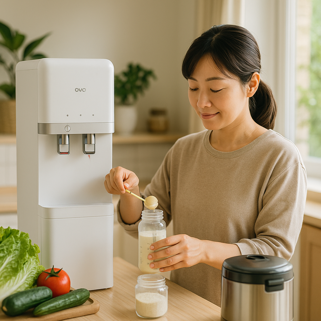 赤ちゃんのミルク作りに安心な水